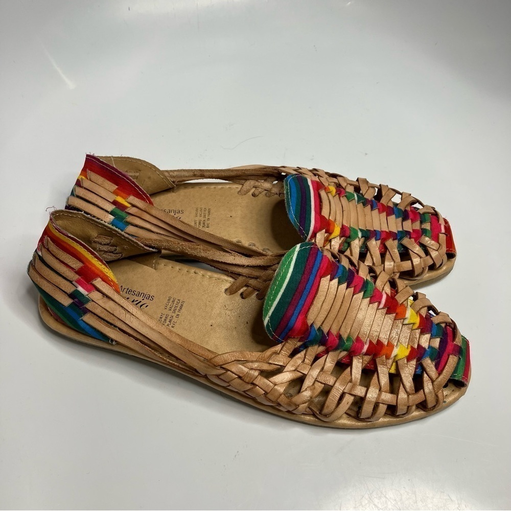 Rosario multicolored huaraches leather size 8‎ - Picture 2 of 8